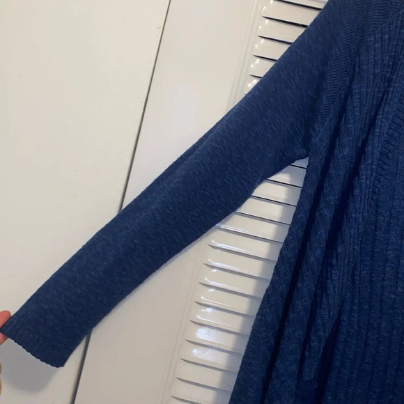 J Jill Open Long Sleeve Linen blend Cardigan - Picture 4 of 6